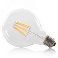 Lampadina LED E27 8W 576Lm 2000ºK Filamento G95 40.