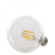 Lampadina LED E27 6W 432Lm 2000ºK Filamento G95 40.