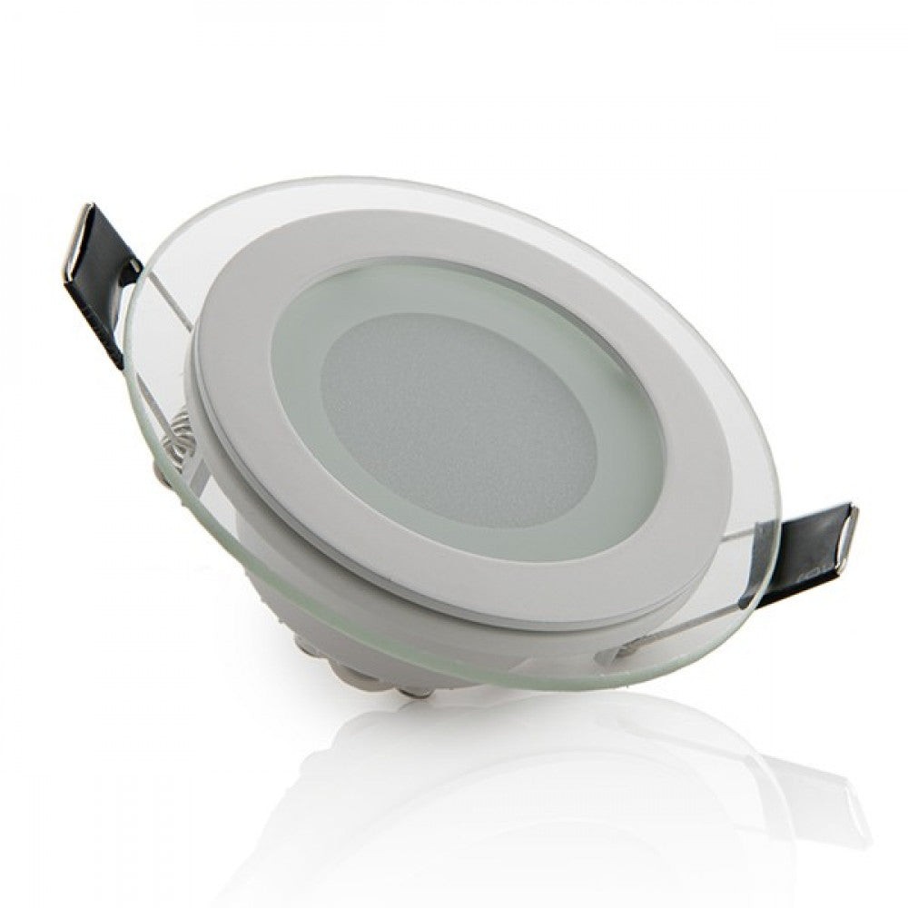 Faretto LED Downlight 6W 600Lm 2700ºK Vetro Circolare Ø95Mm Faretto LED Downlight 6W 600Lm 2700ºK Vetro Circolare Ø95Mm