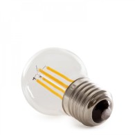 Lampadina LED E27 4W 288Lm 2000ºK Filamento G45 40.