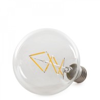 Lampadina LED E27 4W 288Lm 2000ºK Filamento G95 40.