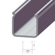 Profilo Alluminio Tipo ECO P04 1,00M