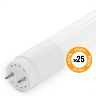 Confezione da 25 Tubi LED T8 18W 2520Lm 6000ºK Vetro 120Cm