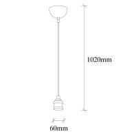 Lampada a sospensione "Medan"