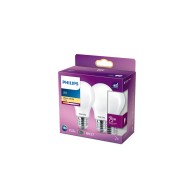 Pacchetto 2 Lampadina LED Philips E27 A60 8.