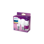Pacchetto 2 Lampadina LED Philips E27 A60 8.