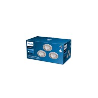 Pacchetto 3 Downlight LED Philips "Sparkle" Circolare 5,5W