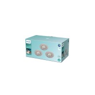 Pacchetto 3 Downlight LED Philips "Dive" Circolare 5,5W 350Lm