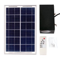 Applique a LED Solare-Telecomando- Dimable- Pannello: 6V 15W