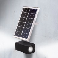 Applique a LED Solare-Telecomando- Dimable- Pannello: 6V 15W