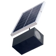 Applique a LED Solare-Telecomando- Dimable- Pannello: 6V 15W