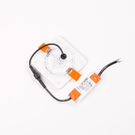 Piastra LED 8W 619Lm 4000ºK Quadrata senza cornice 40.