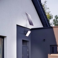 Proiettore LED solare 200W 20000Lm Sensore_Pannello di