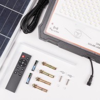 Proiettore LED solare 200W 20000Lm Sensore_Pannello di