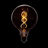 Lampadina LED E27 4W 380Lm 2000ºK Filamento G125 40.