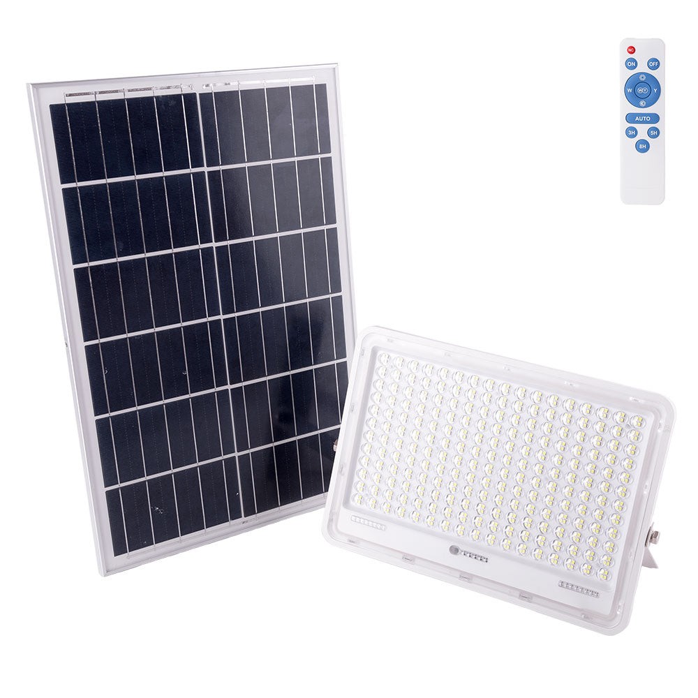 Solare LED Floodlight 300W 6500K Pannello: 6V/25W Battery: Solare LED Floodlight 300W 6500K Pannello: 6V/25W Battery: