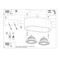 Lampada Da Soffittoiera "Basic-1"