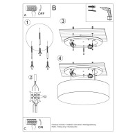 Lampada Da Soffittoiera "Sabbia"