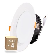 Confezione da 4 faretti LED 24W 2.