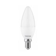 Lampadina LED TOSHIBA E14 C37 5W 470Lm Bianco Caldo Dimmerabile