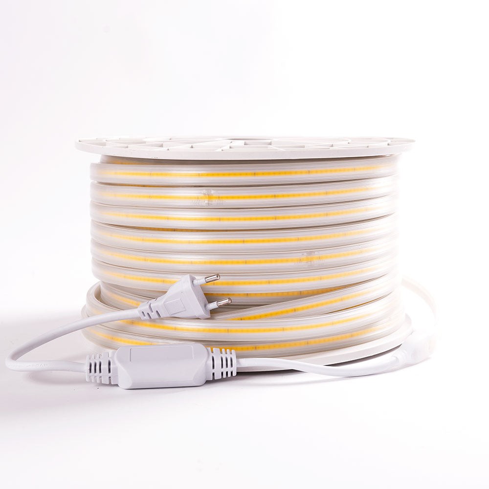 Striscia LED COB 450W 34.200Lm CRI85 220VAC x 50M -Bianco caldo Striscia LED COB 450W 34.200Lm CRI85 220VAC x 50M -Bianco caldo