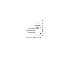 Ledvance/DULUX 2G10 Lampada LED 8W 1000Lm 4000K 130º IP20