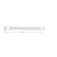 Ledvance/DULUX 2G11 Lampada LED 18W 2070Lm 3000K 140º IP20