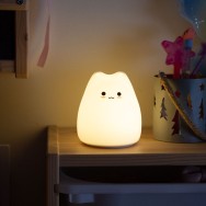Lampada notturna "Gatto" per comodino bambini LED, luce