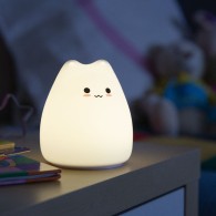 Lampada notturna "Gatto" per comodino bambini LED, luce