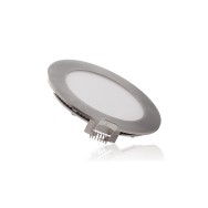 Piastra LED 9W 900Lm PF 0,99 Nichel Satinato 230V AC