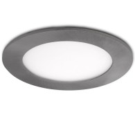 Piastra LED 9W 900Lm PF 0,99 Nichel Satinato 230V AC