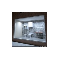 Piastra LED 9W 900Lm PF 0,99 Nichel Satinato 230V AC
