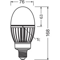 OSRAM Lampadina LED E27 29W 3600Lm 2700K 360º IP65