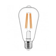 Lampadina LED TOSHIBA E27 ST64 7W 806Lm Bianco Caldo
