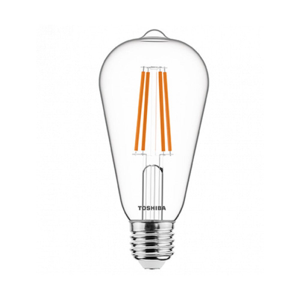 Lampadina LED TOSHIBA E27 ST64 7W 806Lm Bianco Caldo Lampadina LED TOSHIBA E27 ST64 7W 806Lm Bianco Caldo