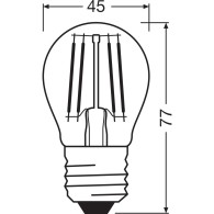 Ledvance/Osram Lampadina LED "Classica" E27 5.