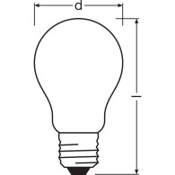 Ledvance/Osram Lampadina LED "Classic" E27 7.