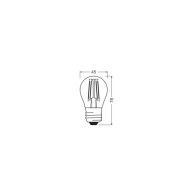 Ledvance/Osram Lampadina LED "Classic" E27 4.