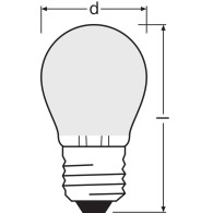 Ledvance/Osram Lampadina LED "Classica" E27 2.