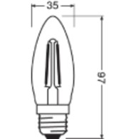 Ledvance/Osram Lampadina LED "Classic" E27 4.