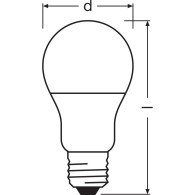 Ledvance/Osram Lampadina LED "Classica" E27 8.