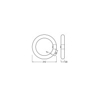 Tubo LED T9 Ledvance/Osram G10q 12W 1320Lm 4000K 120º IP20