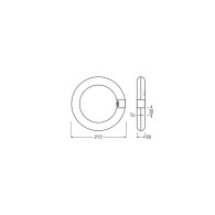 Tubo LED T9 Ledvance G10q 11W 1200Lm 3000K 110º IP20