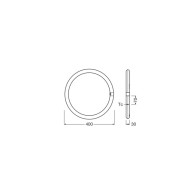 Tubo LED T9 Ledvance G10q 24W 2900Lm 4000K 110º IP20