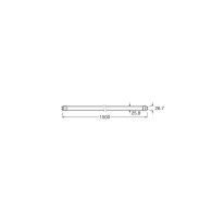 Tubo LED T8 Ledvance/Osram G13 20W 3100Lm 6500K 190º IP20