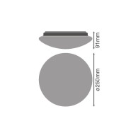 Lampada da parete LED Ledvance 13W 960Lm 4000K 120º IP44