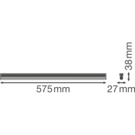 Plafoniera LED lineare "Compact" Ledvance 10W 1000Lm 3000K 140º