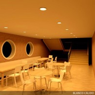 Faretto LED Downlight 18W 1800Lm 2700ºK Vetro Circolare Ø200Mm