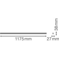 Plafoniera LED lineare "Compact" Ledvance 20W 2000Lm 3000K 140º