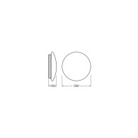 Applique LED Ledvance 42 / 30 / 19W 3500 / 2500 / 1500Lm 3000K